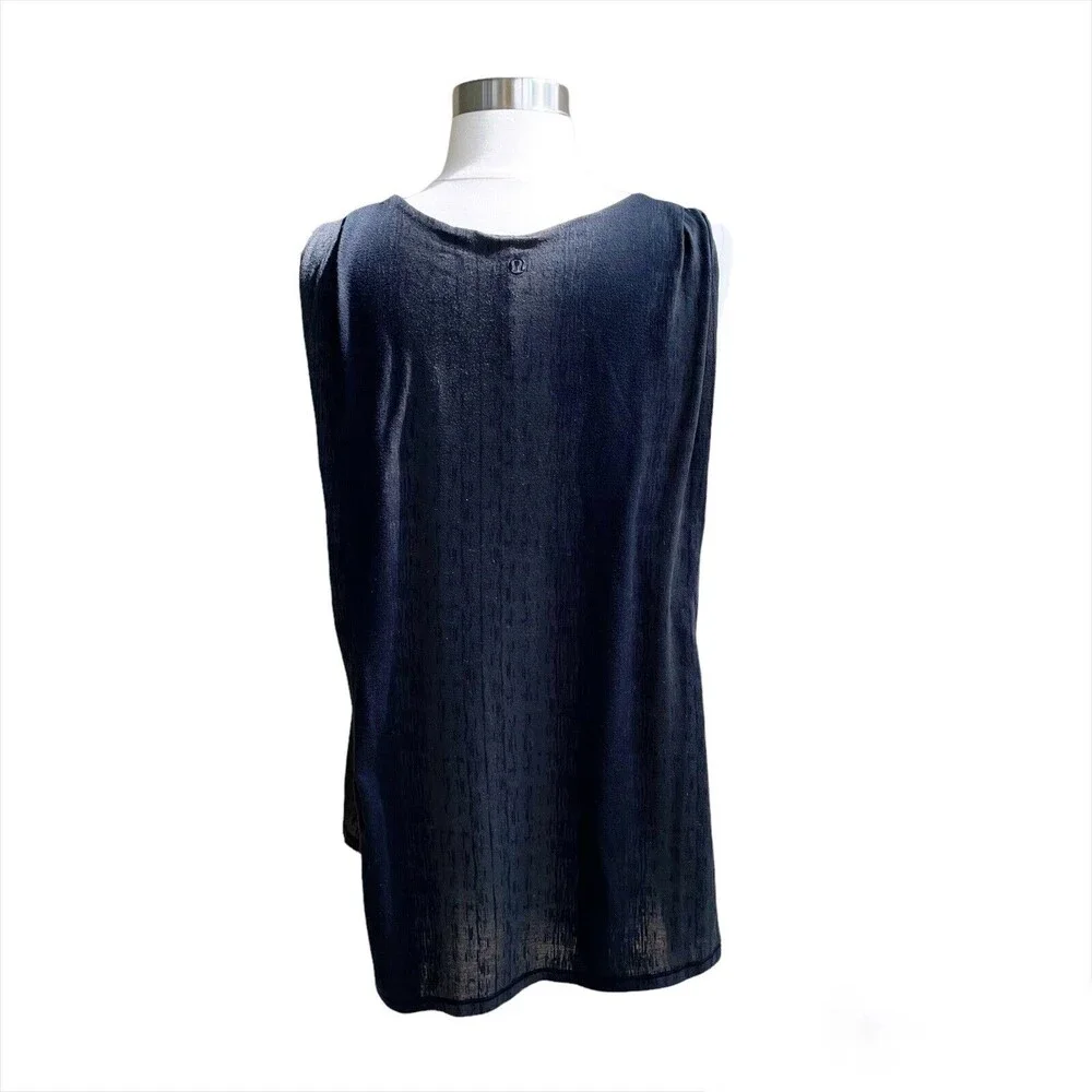 Lululemon Top Women's 4 Salutation To Savasana Tank Burnout Yoga Lightweight